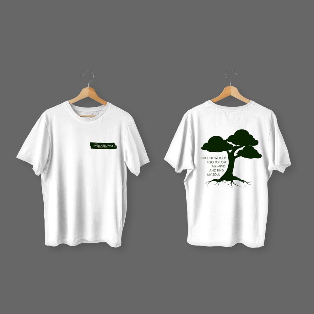 Into The Woods I Go to Lose My Mind and Find My Soul Crisp White Tee